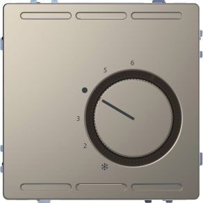   Schneider Electric Merten System Design - MEG5763-6050 - Termostat de cameră, contact de comutare, 24 V, nichel