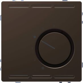   Schneider Electric Merten System Design - MEG5762-6052 - Termostat de cameră, contact de comutare, 250 V, 10 A, mocha