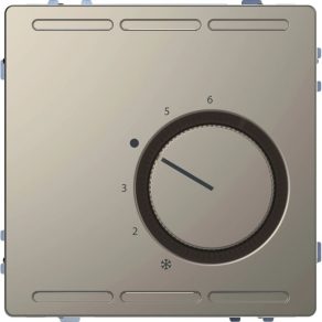   Schneider Electric Merten System Design - MEG5762-6050 - Termostat de cameră, contact de comutare, 250 V, 10 A, nichel