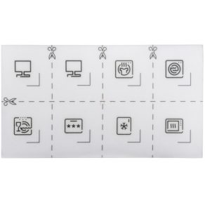   Schneider Electric Merten System Design - MEG3927-6000 - Set de simboluri pentru prize, 8 bucăți