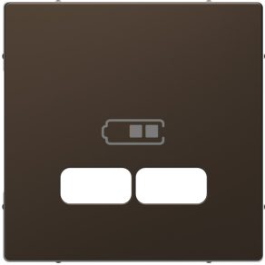   Schneider Electric Merten System Design - MEG4367-6052 - Capac pentru încărcătoare USB, mocha