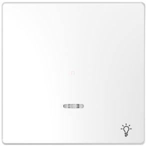   Schneider Electric Merten System Design - MEG3322-6035 - cheie cu indicator luminos pentru funcții de semnalizare luminoasă, alb lotus