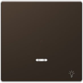   Schneider Electric Merten System Design - MEG3322-6052 - cheie cu indicator luminos pentru funcții de semnalizare luminoasă, mocha