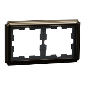   Schneider Electric Merten D-Antik - MEG4020-4752 - ramă dublă, mocha