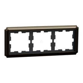   Schneider Electric Merten D-Antik - MEG4030-4752 - ramă triplă, mocha