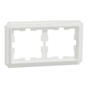  Schneider Electric Merten D-Antik - MEG4020-4735 - cadru dublu, alb lotus