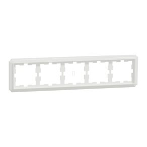   Schneider Electric Merten D-Antik - MEG4050-4735 - cadru cu cinci locuri, alb lotus