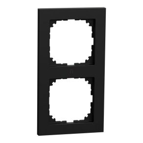   Schneider Electric Merten M-Pure - MEG4020-3603 - cadru dublu, negru