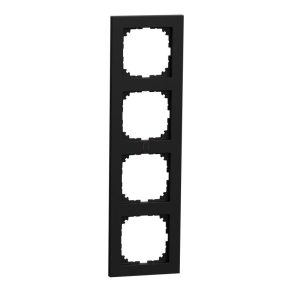   Schneider Electric Merten M-Pure - MEG4040-3603 - cadru cvadruplu, negru