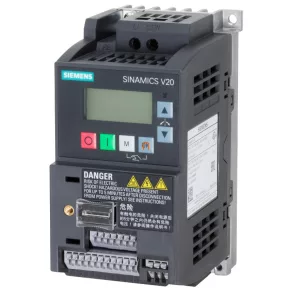   Convertor de frecvență Siemens 1F, 200-240 V, 0,37 kW, 2,3 A, cu filtru C1 încorporat, panou BOP, - Sinamics V20 6SL3210-5BB13-7BV1