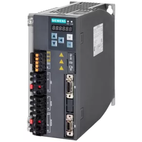   Convertor de frecvență Siemens 6SL3210-5FB10-8UF0, 1x200-240 V c.a., 0,75 kW/4,7 A, cu filtru încorporat, Profinet, Siemens V90 Sinamics