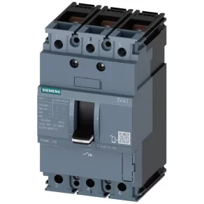   Întrerupător compact Siemens 3VA1040-3ED32-0AA0, 3P, 40 A, 25 kA, TM210 FTFM, protecție de linie, cu cleme