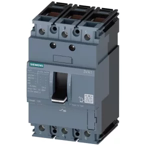   Întrerupător compact Siemens 3VA1050-3ED36-0AA0, 3P, 50 A, 25 kA, TM210 FTFM, protecție de linie, conector cu clemă