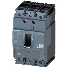   Întrerupător compact Siemens 3VA1180-3EE36-0AA0, 3P, 80 A, 25 kA, TM220 ATFM, protecție de linie, conector cu clemă