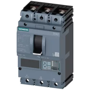   Întrerupător compact Siemens 3VA2220-5MQ32-0AA0, 3P, 200 A, 55 kA, ETU860M LSIG, protecție motor, cu șină