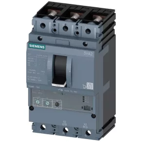   Întrerupător compact Siemens 3VA2110-5MN32-0AA0, 3P, 100 A, 55 kA, ETU350M LSI, protecție motor, cu cleme