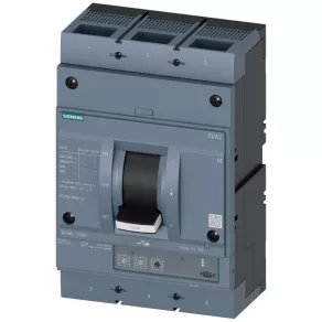   Întrerupător compact Siemens 3VA2580-5HL32-0AA0, 3P, 320-800 A, 55 kA, Ii = 1,5..12 In, pentru protecția liniilor, cu racord cu șuruburi