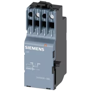   Dispozitiv de declanșare la cădere de tensiune Siemens 3VA9908-0BB11, 24 Vcc, (3VA1/2)