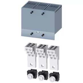   Set de conectori Siemens 3VA9213-0JF60 3P pentru 3VA1 250 A, 6x1,5 mm² + capac de protecție prelungit