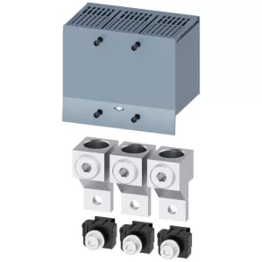  Set de conectori Siemens 3VA9213-0JJ13 3P pentru 3VA1 250 A, 50–240 mm² + capac de protecție prelungit