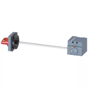  Siemens 3VA9157-0PK17 acționare rotativă laterală pentru 3VA1, completă, roșu/galben, cu indicator luminos (24 V c.c.), IP65
