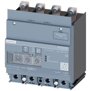   Modul de protecție la curent Siemens 3VA9114-0RL21 RCD520B, 4P, B 0,03-5 A, B+ 0,03-0,3 A, 30 mA, pentru 3VA11