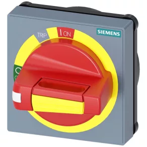   Manetă de comutare Siemens 8UD1721-0AB15 cu panou frontal, roșu/galben, fără compensare a toleranței, (3VA1, 3VA2 250A)