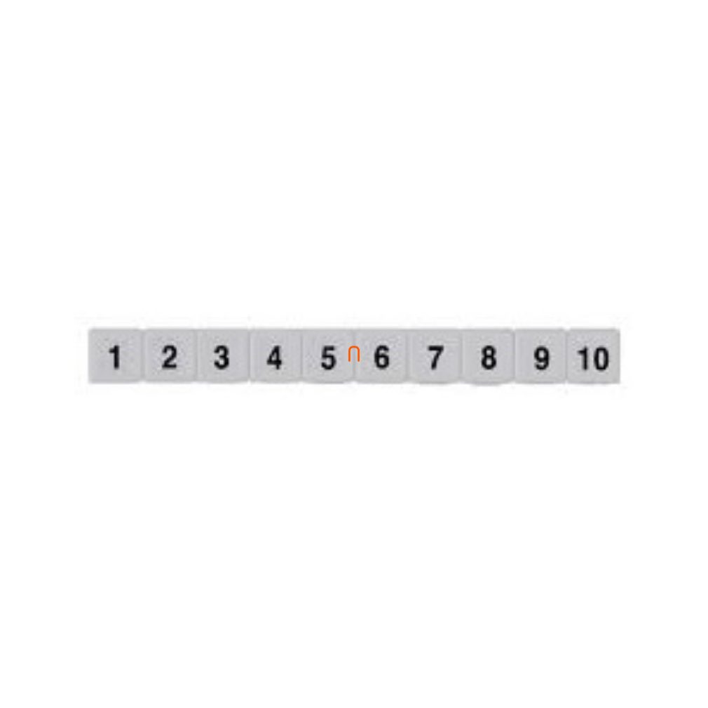 SB5/10 FW marcator de rânduri 41-50 orizontal PTR492431.0
