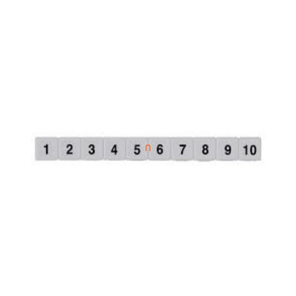 SB5/10 FW marcator de rânduri 91-100 orizontal PTR492431.0