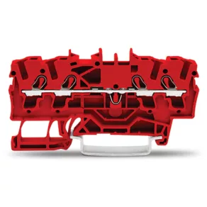 Bloc terminal Wago cu 4 fire, roșu 2,5 mm² (2002-1403)