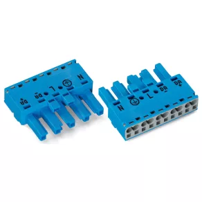 Conector Wago cu 5 poli, albastru (770-1105)