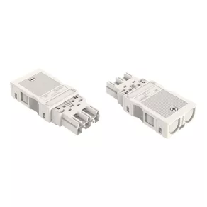   Conector Wago cu carcasă de descărcare a tensiunii, cu 3 poli, alb (770-133)