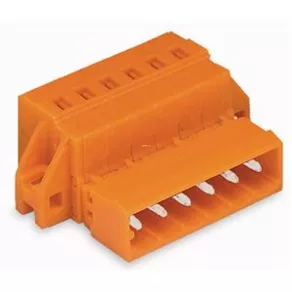 Bloc terminal cu fir Wago 1, portocaliu (231-642/019-000)