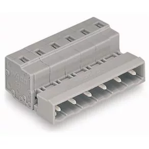 Conector Wago cu 1 fir, 2,5 mm², 4 poli, gri (731-604)
