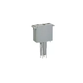   Modul Wago fără componente, pentru montare încastrată, lățime 10 mm, tip 3, gri (280-804)