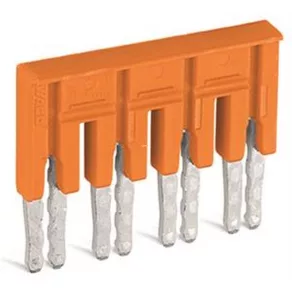   Conector de legătură Wago izolat, cu 4 poli, portocaliu (282-434)