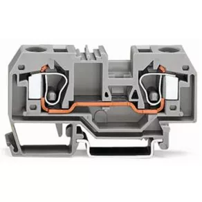Clemă de legătură cu 2 fire Wago, 10 mm², gri (284-901)