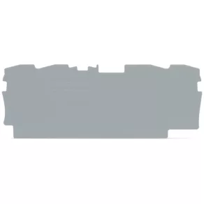   Placă terminală și de distribuție Wago, grosime 1 mm, gri (2004-1491)