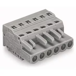 Conector mamă Wago cu 1 fir, gri (231-102/026-000)