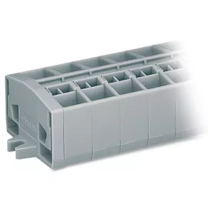 Bloc terminal Wago cu 4 fire, 10 poli, gri (264-210)