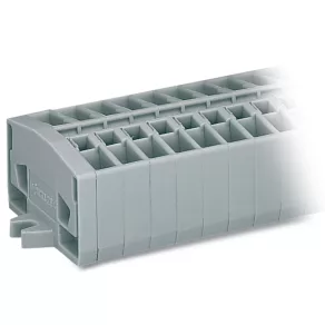 Bloc terminal cu 2 fire Wago, 6 poli, gri (264-106)