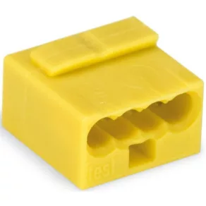 Conector de cablu Wago nr. 4, galben (243-504)