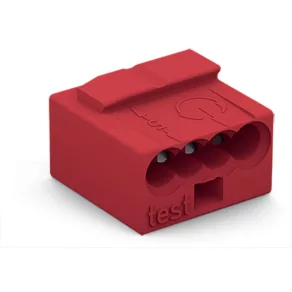 Conector de cablu Wago nr. 4, roșu (243-804)