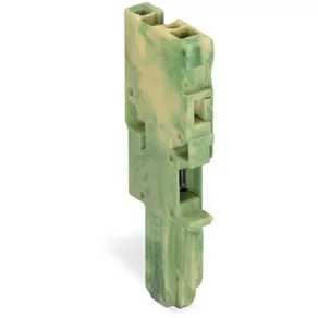 Bloc terminal cu fir Wago 1, verde-galben (769-101/000-016)