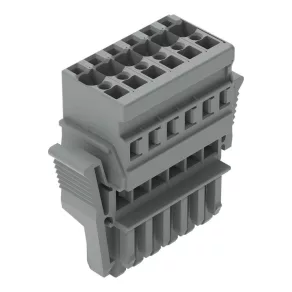 Bloc terminal cu fir Wago 1, gri (769-106/021-000)