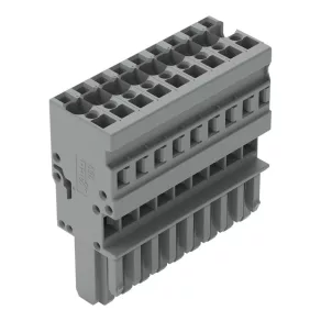 Conector mamă Wago cu 1 fir, gri (769-109)