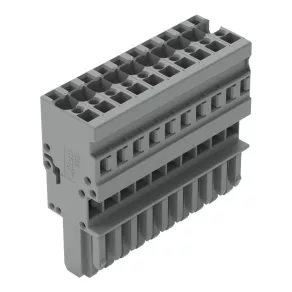 Bloc terminal cu fir Wago 1, gri (769-110)