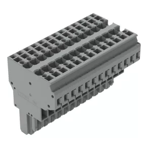 Bloc terminal cu 2 fire Wago, gri (769-133)