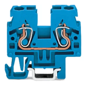   Bloc terminal de alimentare cu 2 fire Wago 2,5 mm², albastru (870-914)