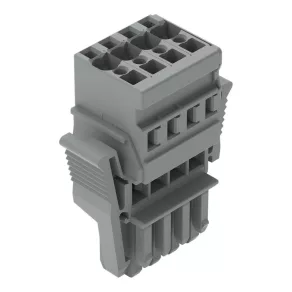 Bloc terminal cu fir Wago 1, gri (769-104/021-000)